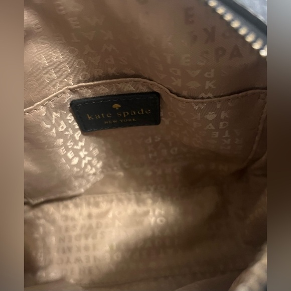 Kate Spade Black Perforated Leather Mini Crossbody Bag - Picture 5 of 8